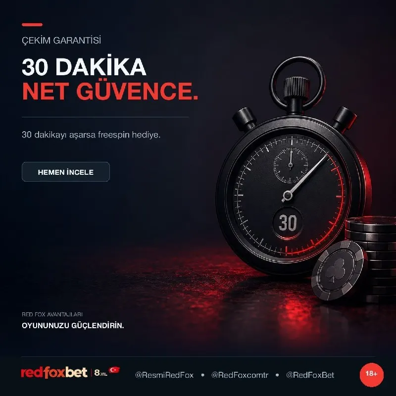 Hızlı Çekim, Gerçek Güvence! Çekiminiz işleme alındıktan sonra 30 dakika içinde…