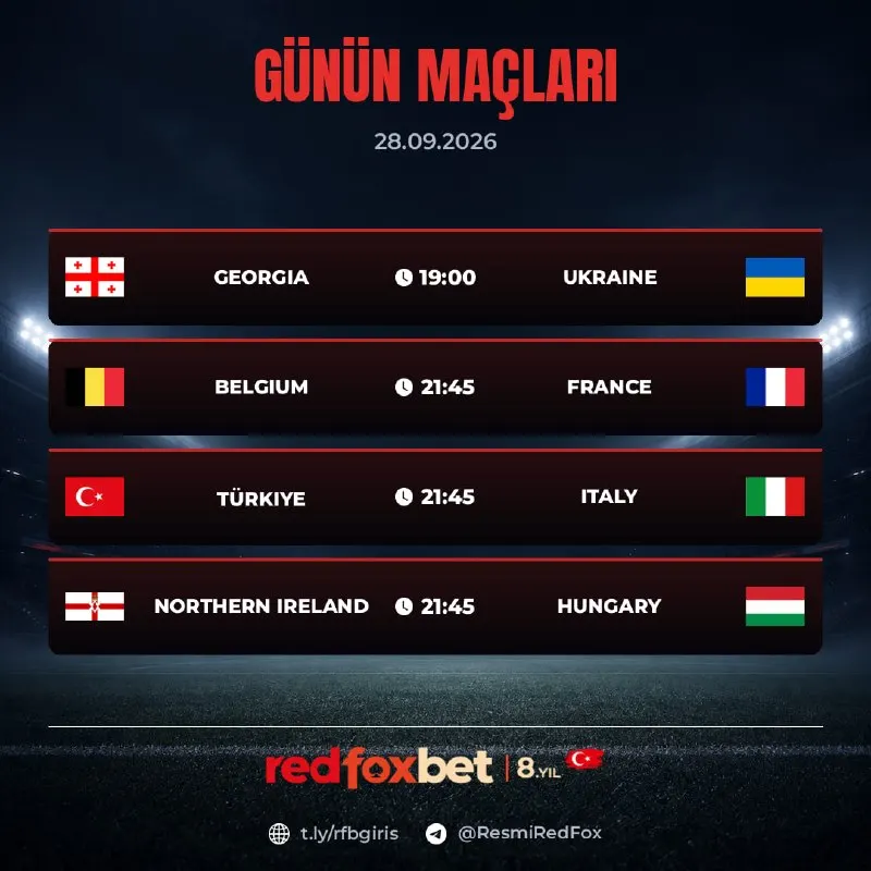 Günün maçlarını RedFox TV ile kolayca seyredebilirsiniz. Futbolun en heyecanlı…