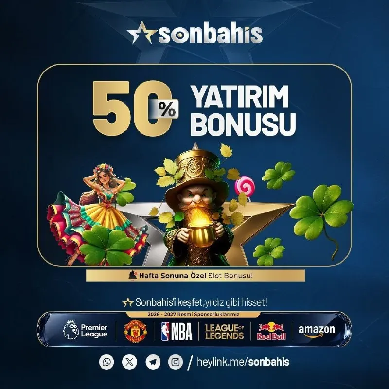 🎁 %50 YATIRIM BONUSU İLE KAZANÇ KAPINDA! 🔥Minimum 250₺ yatırım ile hafta sonu fırsatını…