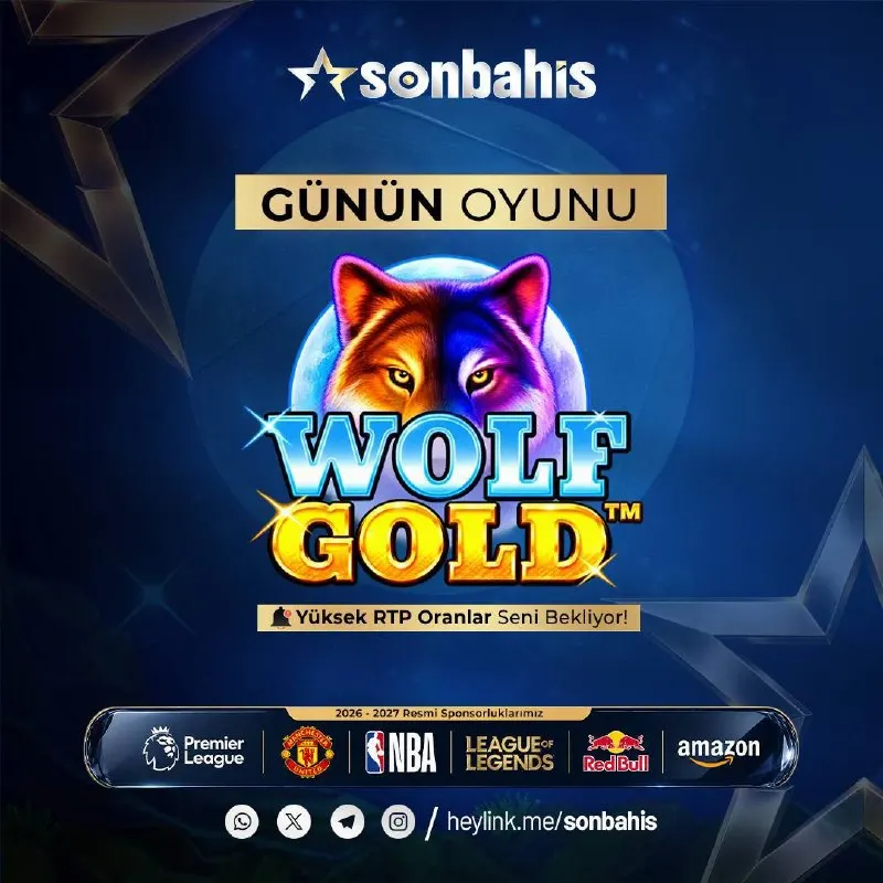 ⭐️GÜNÜN KAZANDIRAN OYUNU! 🔥 Pragmatic Play - Wolf Gold 🔥Kazanç doğru tercihle başlar…