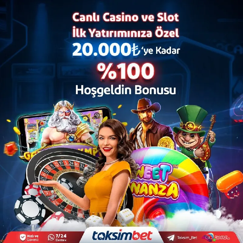 🔔 #TaksimBet ' ten Hoşgeldin Hediyesi 💵 🎰 Canlı Casino & Slot Alanında İlk Yatırımınıza…