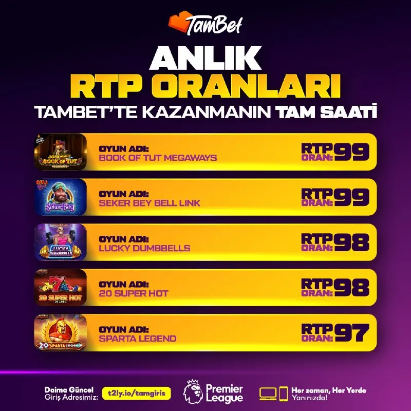 ✅ GÜNÜN EN ÇOK KAZANDIRAN OYUNLARI! ✅ 👉 Bugünün oyunlarını kaçırma, şansını hemen dene! 🫴…
