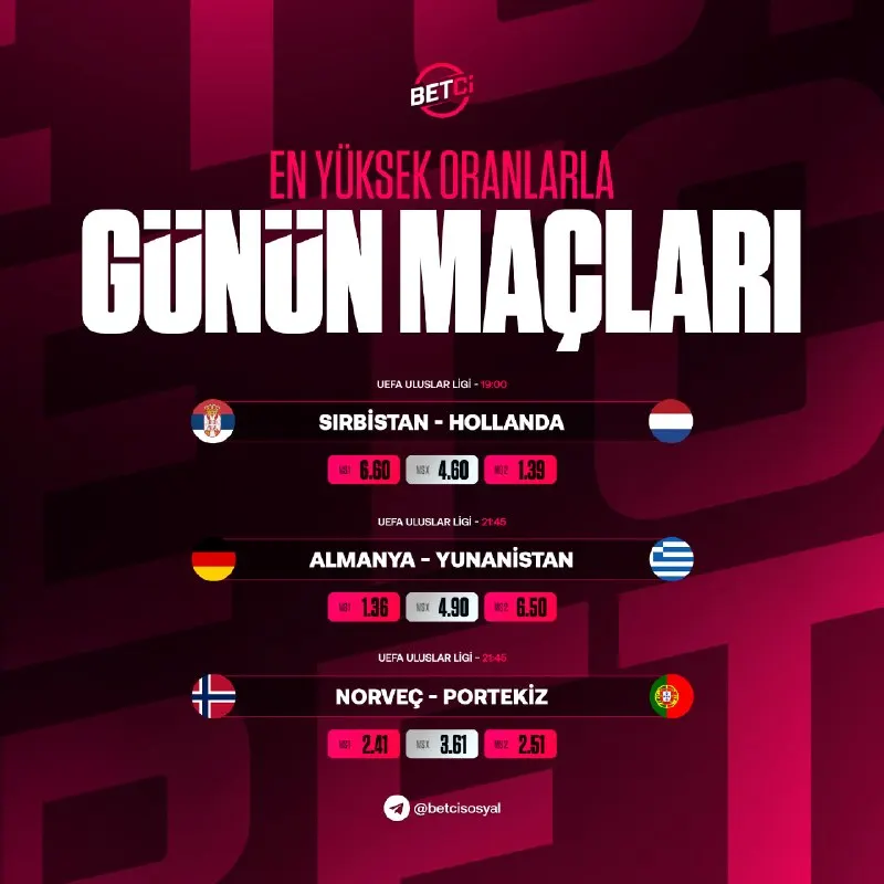 ⚽️ GÜNÜN FUTBOL BÜLTENİ! 🤩 Sırbistan 🫠 Hollanda 🤩 Almanya 🫠 Yunanistan 🤩 Norveç 🫠…