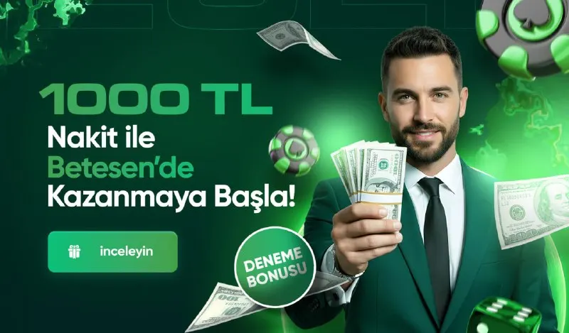 💚1000 TL NAKİT DENEME BONUSU ❤️ 10000 TL YAP 2000 TL ÇEK ⚡️️Bildirimlerini aç…
