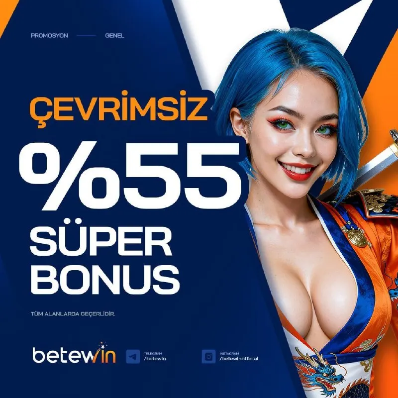 🎰 %55 SÜPER ÇEVRİMSİZ BONUS FIRSATI DEVAM EDİYOR ! ➡️Slot alanında 6X, Casino'da 8X, Spor…
