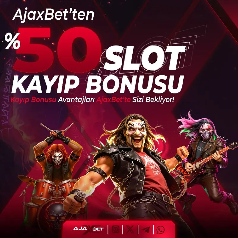 % 50 SLOT KAYIP BONUSU Tam 10.000 TL'ye kadar çekim fırsatıyla kayıplarını kazanca…