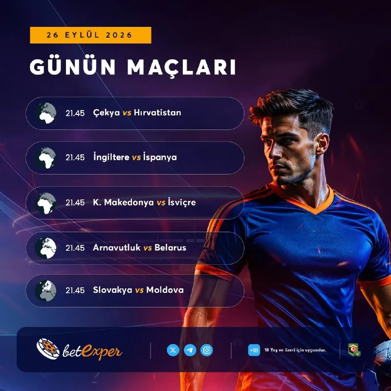 ⚽ UEFA Uluslar Ligi Heyecanı Betexper'de Devam Ediyor! 🏆 Avrupa'nın önemli milli…