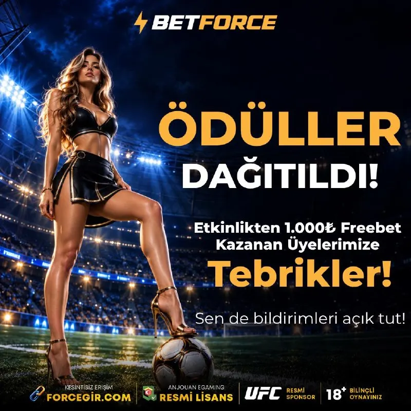⚠️ 1.000₺ FREEBET HESABINDA! Etkinlik ödülünü kazanan üyelerimizi tebrik ederiz ! Daha…