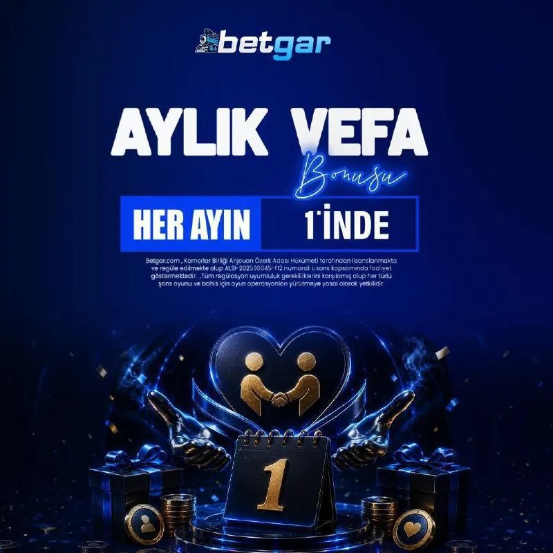 💎 SADAKATİN BETGAR’DA AYRICALIĞA DÖNÜŞÜR! Betgar ailesinin değerli üyelerine özel Aylık…