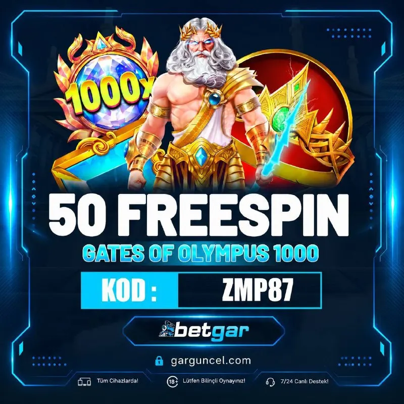 🤩 BETGAR KODU DÜŞTÜ! Gates Of Olympus 1000 oyununda Geçerli Kod Aktif! ⚡ Spin bedeli 5 TL…
