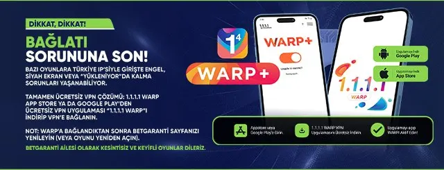🚨 DİKKAT, DİKKAT! 🌐 BAĞLANTI SORUNUNA SON! 📱 Bazı oyunlara girişte yaşanan engel, siyah…