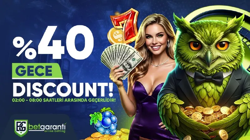 🌙🔥 GECE DISCOUNT %40! ⏰ 02:00 – 08:00 arasında geçerli! 💰 Yatırım tutarına göre Discount…