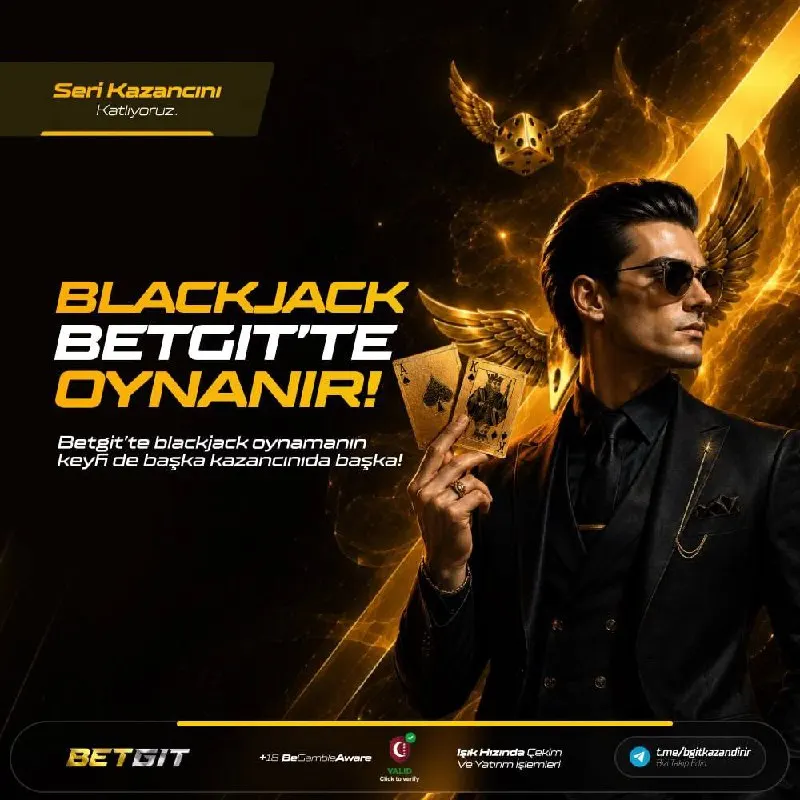 ♠️♠️♠️♠️ 😚 BLACKJACK SERİ BONUSU 😚 🃏Betgit Blackjack masasında kazanç serinize göre…
