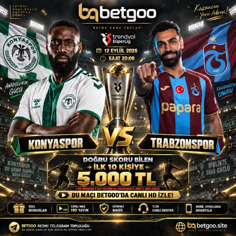 💎 BETGOO SKOR ETKİNLİĞİ 💎 ✍️ DOĞRU TAHMİN EDEN İLK 10 KİŞİDEN BİRİ OL 5.000 TL DEĞERİNDE…