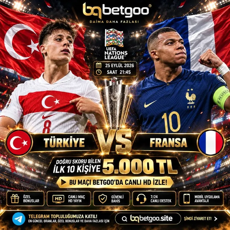 💎 BETGOO SKOR ETKİNLİĞİ 💎 ✍️ DOĞRU TAHMİN EDEN İLK 10 KİŞİDEN BİRİ OL 5.000 TL DEĞERİNDE…