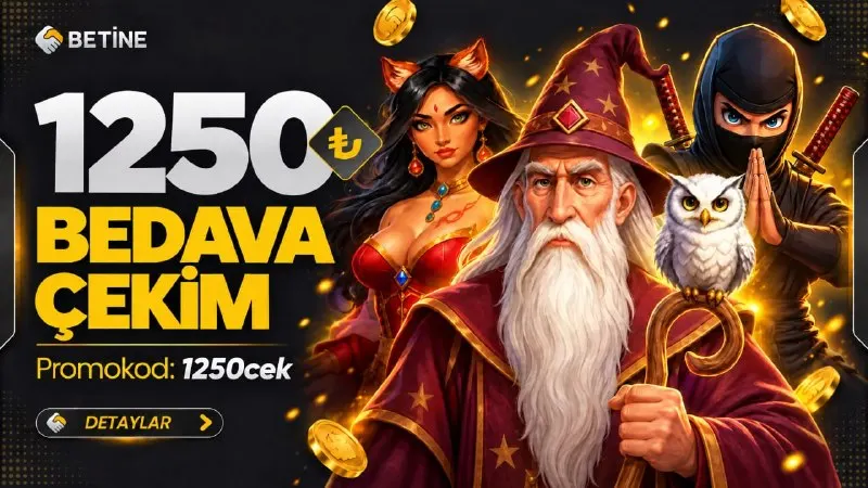 🎁 250₺ Hediye Nakit 🤴 Promosyon Kodu: 1250cek ▪️ Bakiyesini 2500₺ Yapan Üyelerimiz 1.250₺…