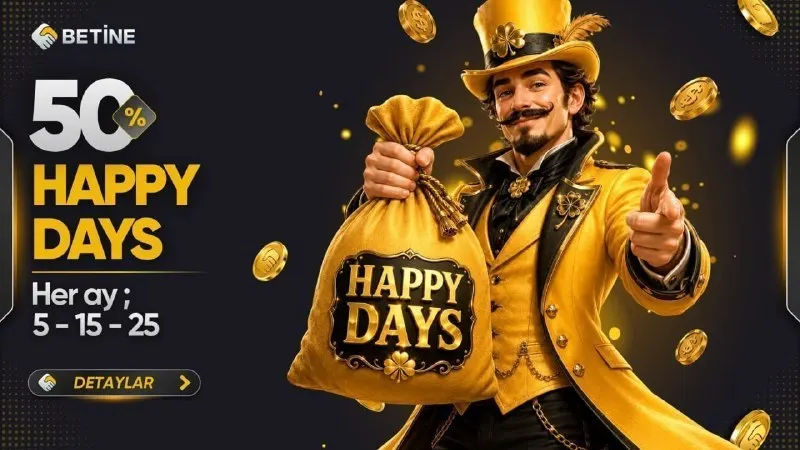 🕒 5-15-25 Happy Days Fırsatı Başladı! 🎁 Promokod: happydays ➡ Tüm alanlarda geçerlidir. 🍀…