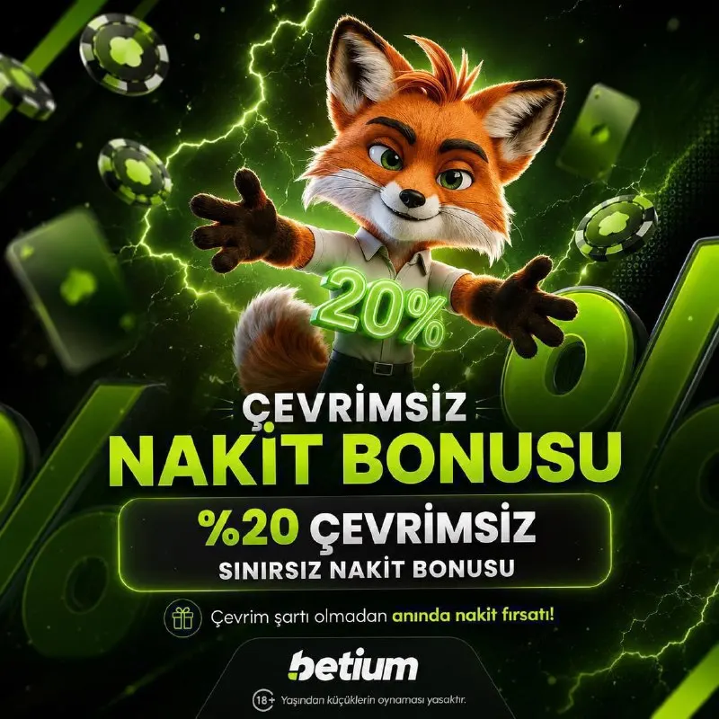 😎😎😎😎😎😎😎😎😎 🍀 BU BONUSTA ÇEVRİM YOK, SINIR YOK! 💵 %20 Çevrimsiz Sınırsız Nakit Yatırım…