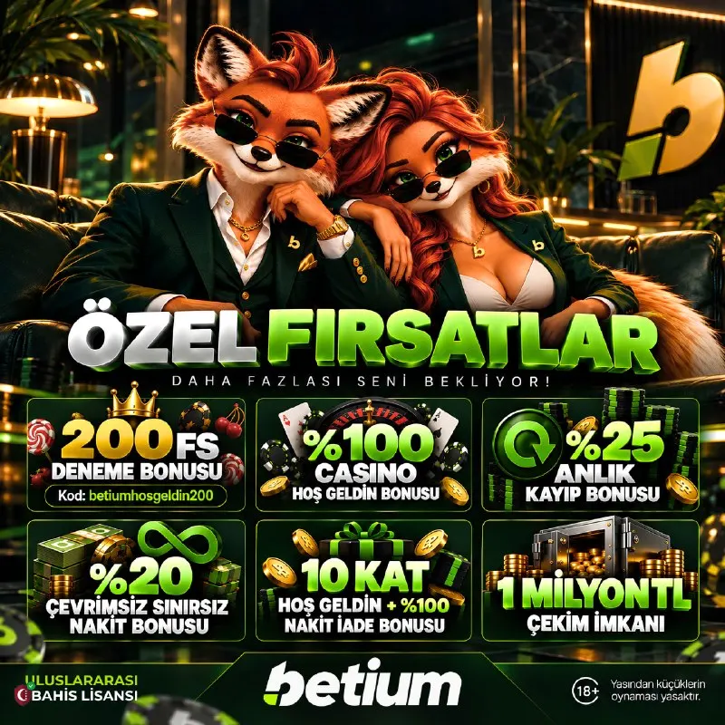 🫡 Betium'un fırsatlarla dolu özel bonuslarının tadını çıkar! 🎁%20 Çevrimsiz Bonus ile…