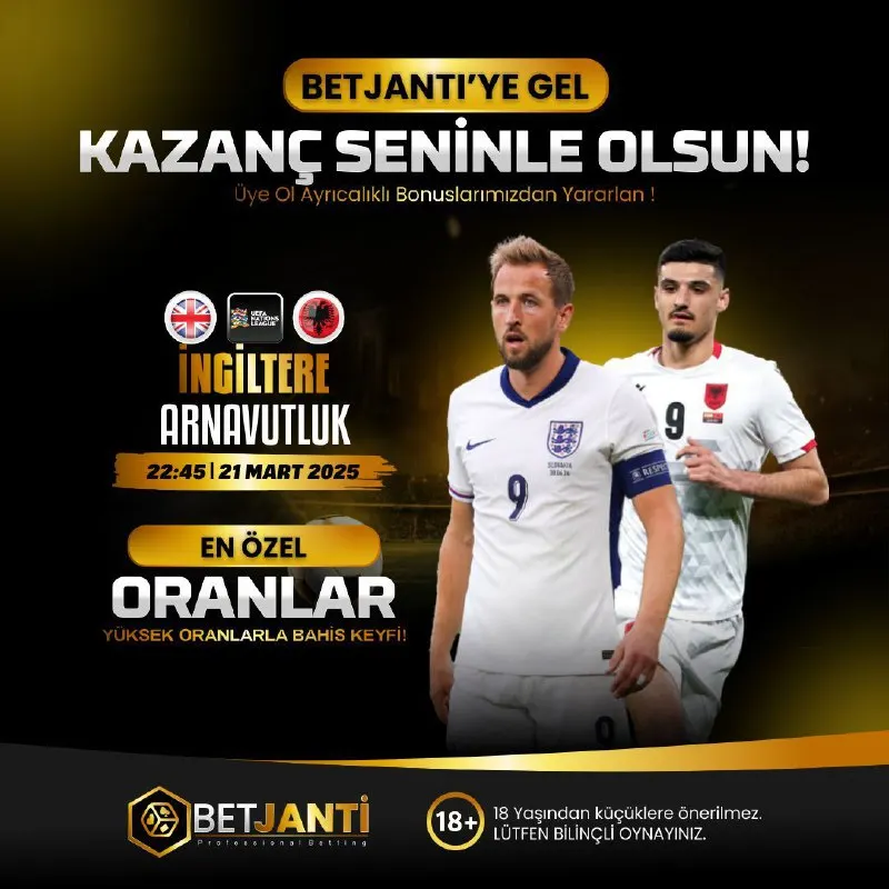🔥YENİ DENEYİMLER SINIRSIZ EĞLENCE VE KAZANÇ İCİN🔔 📣BETJANTİ YÜKSEK ORANLARIN TEK ADRESİ💥…
