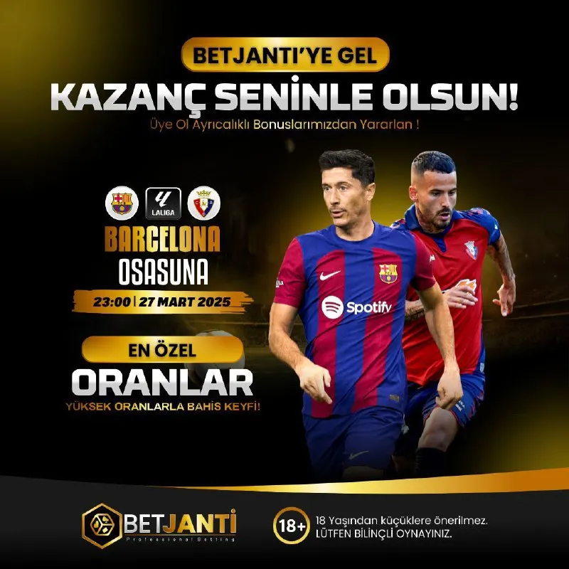 🔥YENİ DENEYİMLER SINIRSIZ EĞLENCE VE KAZANÇ İCİN🔔 📣BETJANTİ YÜKSEK ORANLARIN TEK ADRESİ💥…