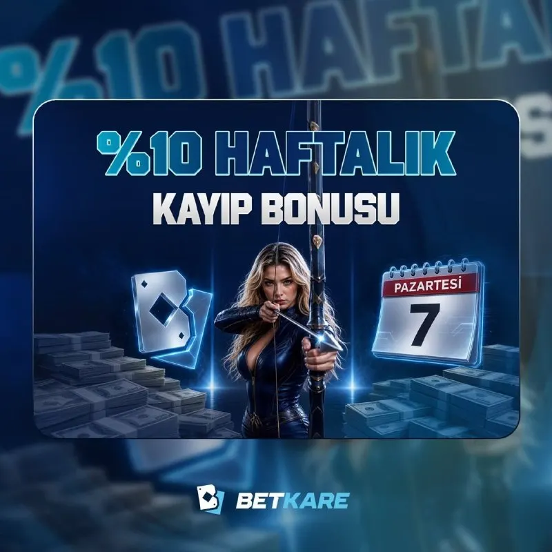 💙🔠🔠🔠🔠🔠🔠🔠 💙 🥳 BETKARE'DE Kayıplara Yer Yok! 📍 🔤1️⃣0️⃣ Haftalık Kayıp Bonusu 💎 Hemen Sende…