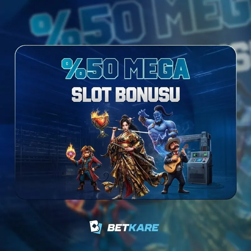 💙🔠🔠🔠🔠🔠🔠🔠 💙 💰 BetKare ile Mega Bonus, Mega Heyecan! 🔤5️⃣0️⃣MEGA SLOT BONUSU! ⚡Şansını…