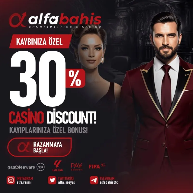 🌟 %30 CASINO DİSCOUNT İLE KAYIPLARA SON! 🔥 Kayıplarını avantaja çevirmeye hazır mısın? ➡️…