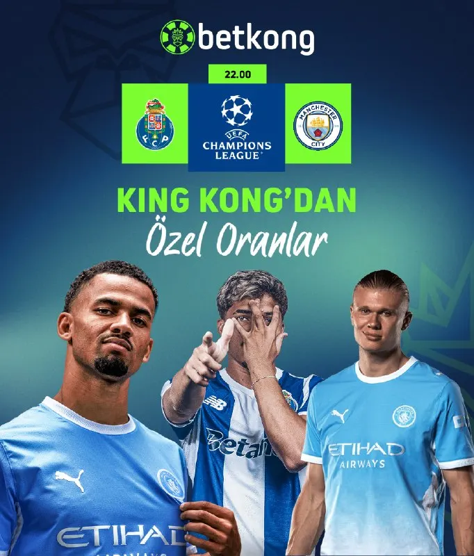⚽️⚽️ Porto vs City Maçında İlk Gol Kimden Gelecek? 👑 Haaland: 3.85 ⭐️ Semenyo: 7.20 💫…