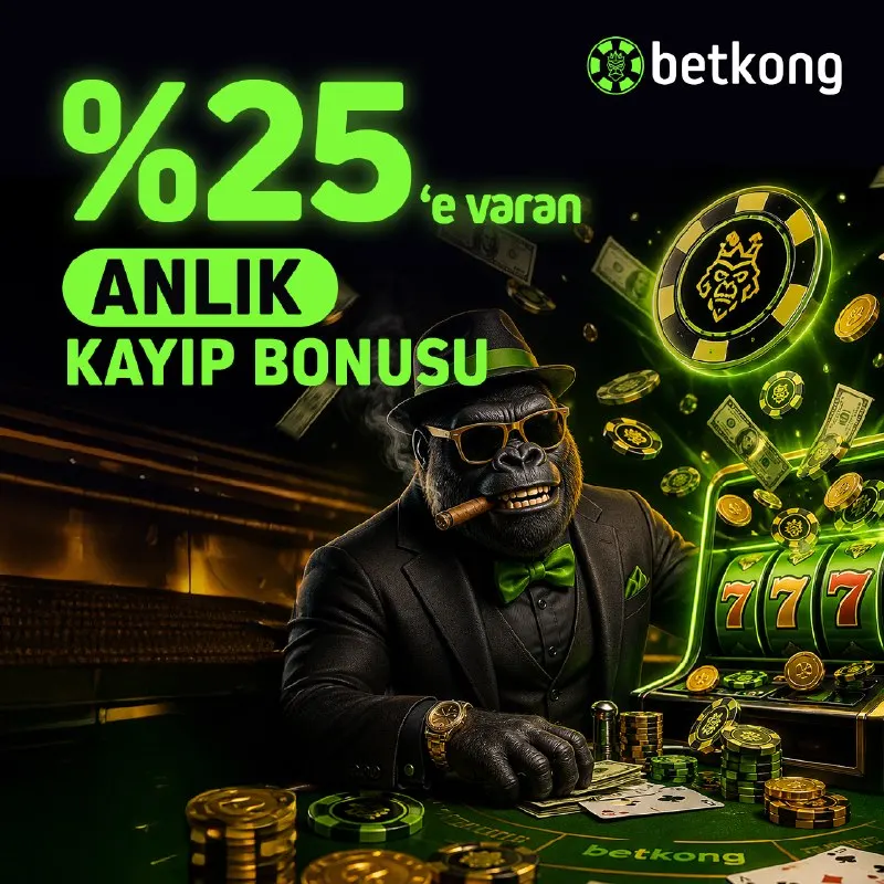 🔥 BetKong'dan %25'e Varan Anlık Kayıp Bonusu! 🎰 Slot oyunlarında %25, ⚽️ Spor…