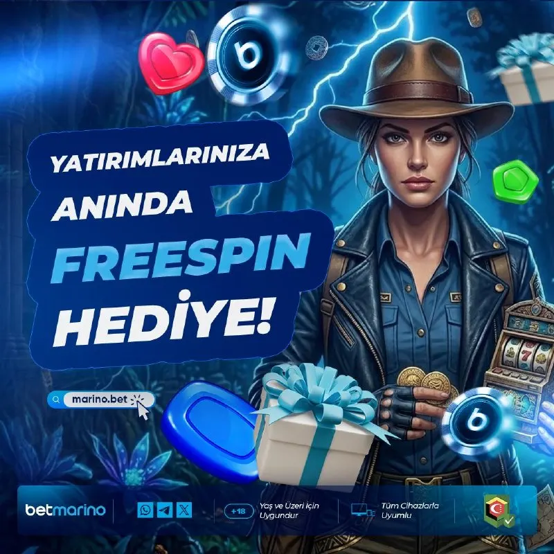 💸 Yatırımlarınıza ANINDA FREESPIN hediyesi seni bekliyor! 🎰 Slot heyecanını katla…